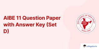 AIBE 11 Question Paper with Answer Key (Set D)